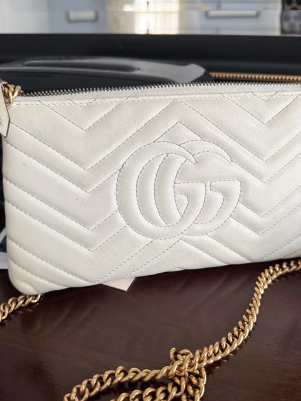 Gucci Beige Chain bag - Picture 8 of 9